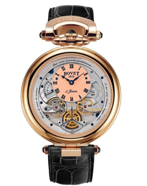 Best Bovet Fleurier Virtuoso V Salmon ACHS048 Replica watch